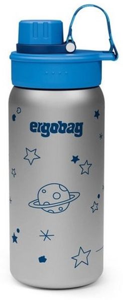ergobag Trinkflasche Edelstahl Trinkflasche, auslaufsicher und kohlensäuregeeignet
