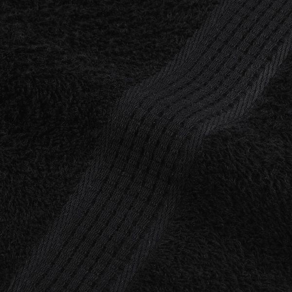 vidaXL 6-tlg. Handtuch-Set FROGN Schwarz 360 g/m² 137090 Bild 6