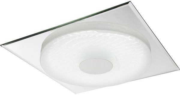 LED Deckenleuchte, Fernbedienung, dimmbar, 3D Effekt, L 45cm