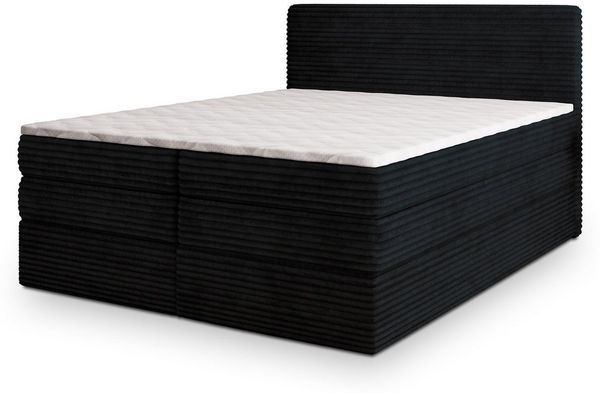 Masseno Boxbett LUNERA 180x200 cm mit Bonell Matratze und Topper