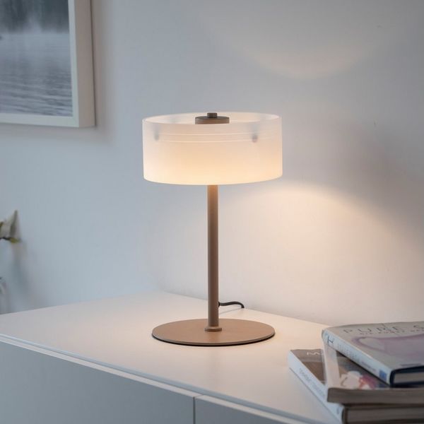 Paul Neuhaus LED Tischleuchte MARIKA, Memoryfunktion, LED fest integriert, Warmweiß, Touchdimmer, Memoryfunktion