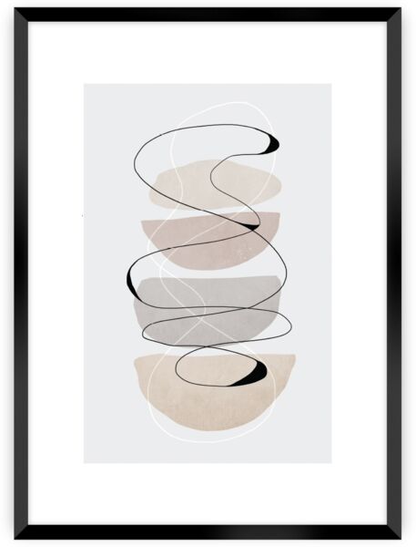 Dekoria Poster Abstract Lines II