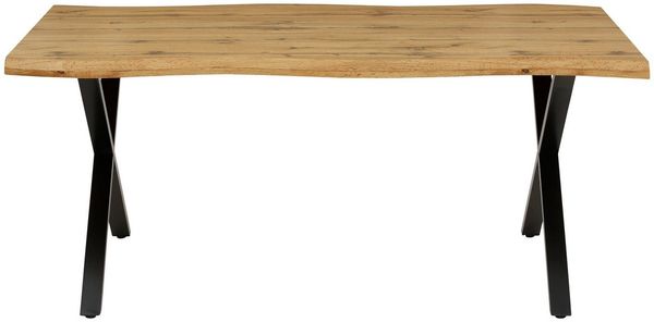 HELA Esstisch GRETA BESTSELLER, Baumkantentisch (Nachb), versch. Größen, 46mm Stärke, Küchentisch
