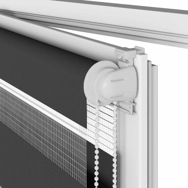 vidaXL Zebrarollo Schwarz 85x230 cm Stoffbreite 80,9 cm Polyester 4014284 Bild 10