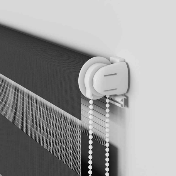 vidaXL Zebrarollo Schwarz 85x230 cm Stoffbreite 80,9 cm Polyester 4014284 Bild 9