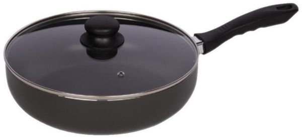 Kelomat Alu Pfanne Reventon Ø24cm hoch mit Deckel Induktion