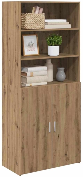 vidaXL Highboard Artisan-Eiche 80 x 42,5 x 185 cm Holzwerkstoff 3402633 Bild 2