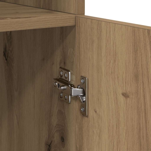 vidaXL Highboard Artisan-Eiche 80 x 42,5 x 185 cm Holzwerkstoff 3402633 Bild 9