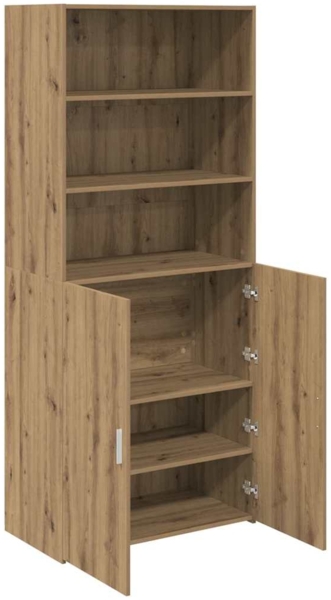 vidaXL Highboard Artisan-Eiche 80 x 42,5 x 185 cm Holzwerkstoff 3402633 Bild 4