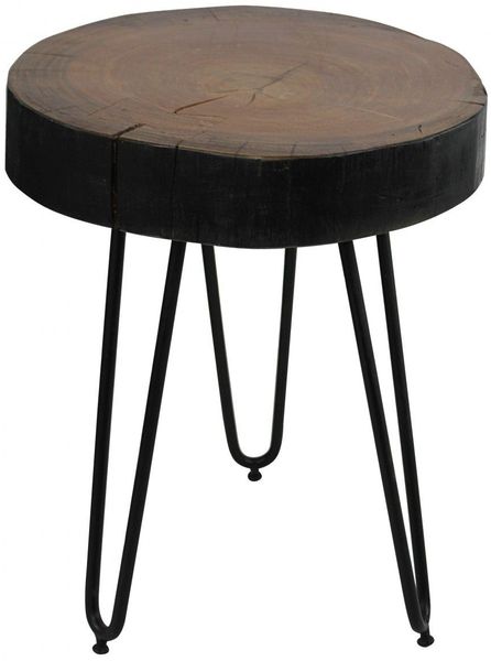 Beistelltisch Massivholztisch WABEN 30x30 cm Holz Sheesham Bild 4