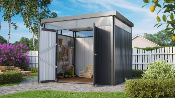 Pergart Gerätehaus Rheinfelden 108, anthrazit matt