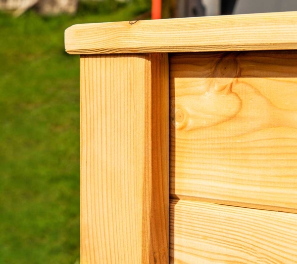 Westmann Lärchenholz Hochbeet Klassik 100 | Natur Bild 7