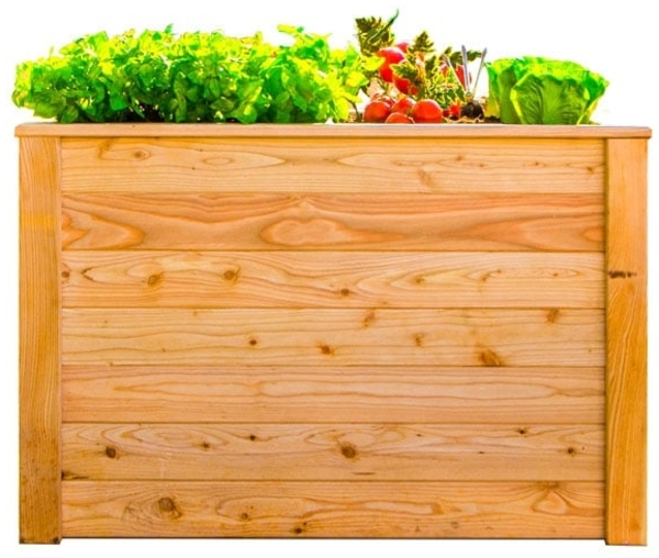 Westmann Lärchenholz Hochbeet Klassik 100 | Natur Bild 5