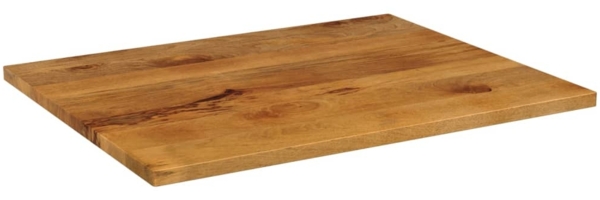 vidaXL Tischplatte 90 x 80 x 2,5 cm Rechteckig Massivholz Mango 371611