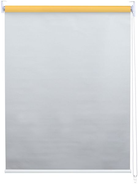 Rollo HWC-D52, Fensterrollo Seitenzugrollo Jalousie, 80x230 cm Sonnenschutz Verdunkelung blickdicht ~ gelb Bild 3