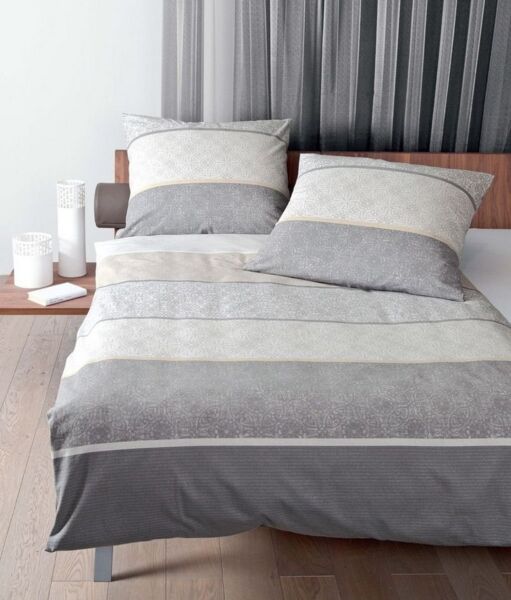 soma Bettwäsche Bettbezug 155x220 80x80 biber gestreift warm sale bieber Streifen, Biber, 2 teilig, Warme Biber Flanell Bettwäsche 155x220 Herbst Winter kuschelig weich