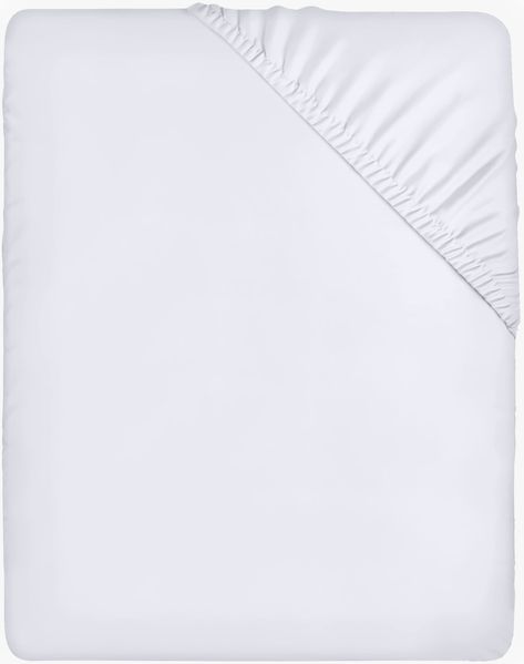 Utopia Bedding - Spannbettlaken 135x190 cm - Weiß - Gebürstete Mikrofaser Spannbetttuch - 35 cm Tiefe Tasche