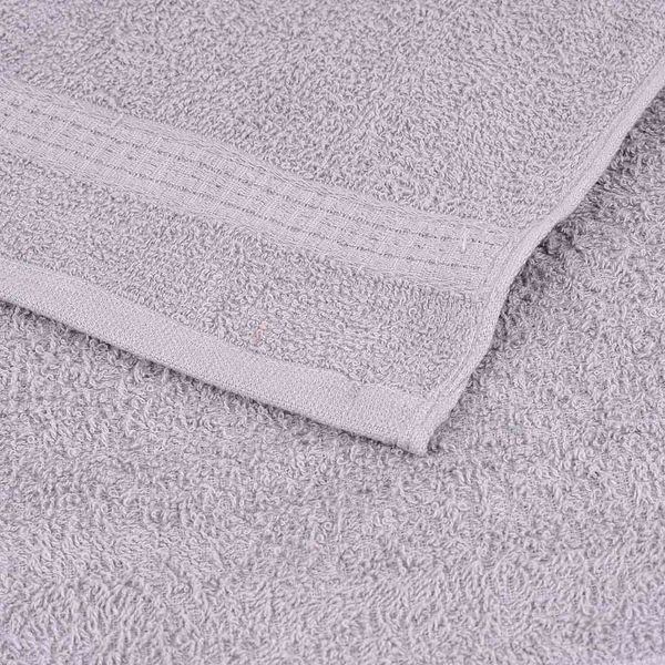 vidaXL 6-tlg. Handtuch-Set FROGN Grau 360 g/m² 137085 Bild 7