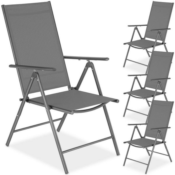 tectake Gartenstuhl Marcellino (4 St), klappbar