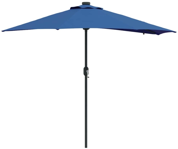 vidaXL Gartenparasol Blau 294 x 150 x 223 cm Stoff 42003266