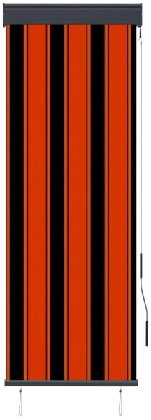 vidaXL Außenrollo 60 x 250 cm Orange und Braun 145948