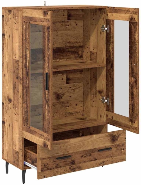 vidaXL Highboard Altholz 69,5 x 31 x 115 cm Holzwerkstoff 882541 Bild 4