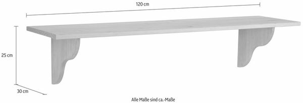 Home affaire Wandboard Mexico, aus massivem Kiefernholz, in unterschiedlichen Farbvarianten