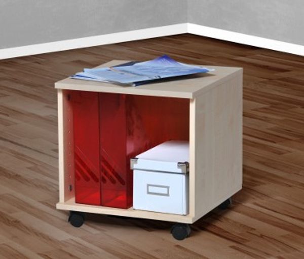 Rollcontainer Bürocontainer Nachtschrank ahorn - ahorn