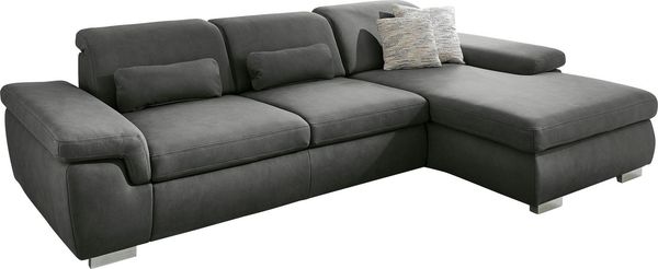 Die PlanBar Ecksofa MP-IN17041 L-Form, mit Sitztiefenverstellung, optional Kopfteilverstellung & Bettfunktion