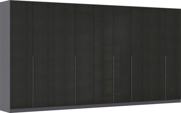 OTTO home Drehtürenschrank Kleiderschrank Schrank Garderobe AGORDO Schlafzimmer (in zwei Griff-Farben, Breiten 91-405 cm, Dekor- oder Hochglanzfront) durchdachte Innenausstattung, in 8 Breiten und 2 Höhen MADE IN GERMANY