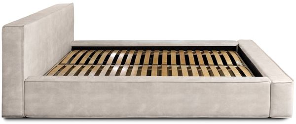 Polsterbett Doppelbett OMAHA 140x200cm in Stoff Macau Sand Bild 3