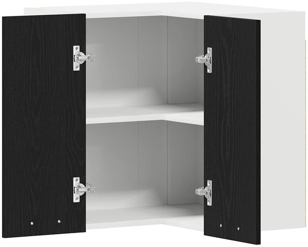 vidaXL Hängeschrank Lyon Schwarz Eichen-Optik 57 x 57 x 60 cm 863148 Bild 4