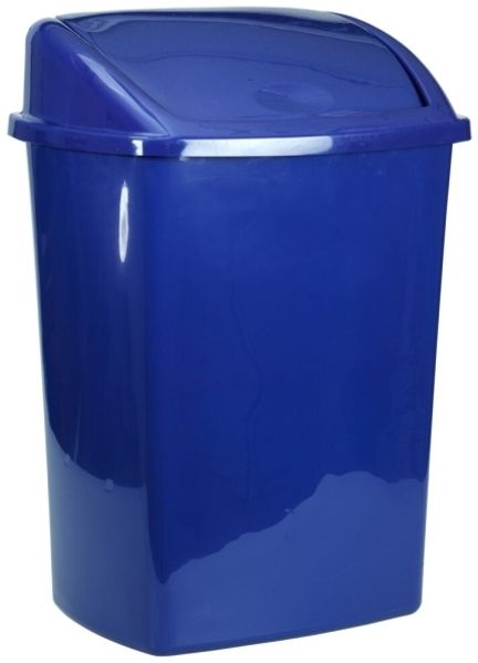 Abfalleimer V-Part blau Kunststoff 15 l mit Schwingdeckel