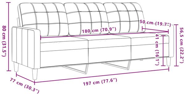 vidaXL 2-tlg. Sofagarnitur mit Kissen Dunkelgrün Samt 3278393 Bild 8
