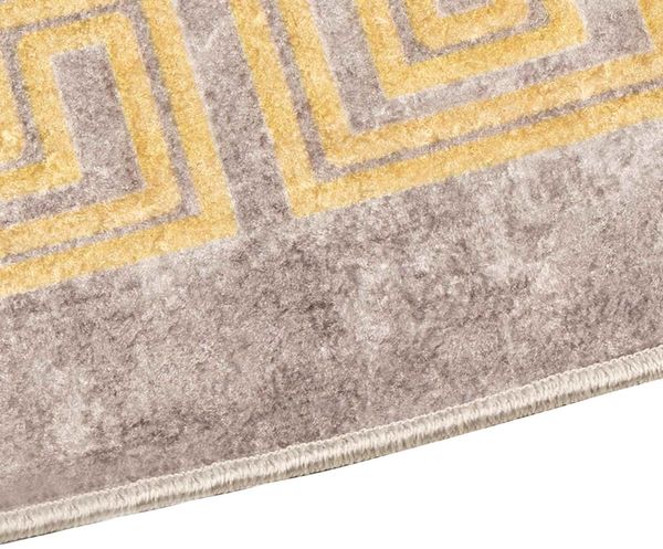 vidaXL Teppichläufer MARSA Grau 50 x 100 cm Polyester und PVC 42023344 Bild 3