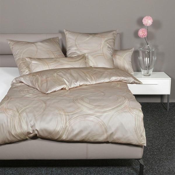 Janine Interlock Feinjersey Bettwäsche Carmen S 55099-07 naturell|135x200 cm + 80x80 cm