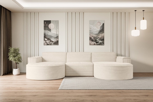 ALTDECOR Wohnlandschaft MARI-U1, Sofa Praktische Bequeme Funktionsecke Couch U-Form Eckcouch, Corner Sofa U-Form Vielseitige Sofa Wohnlandschaft Wohnzimmer