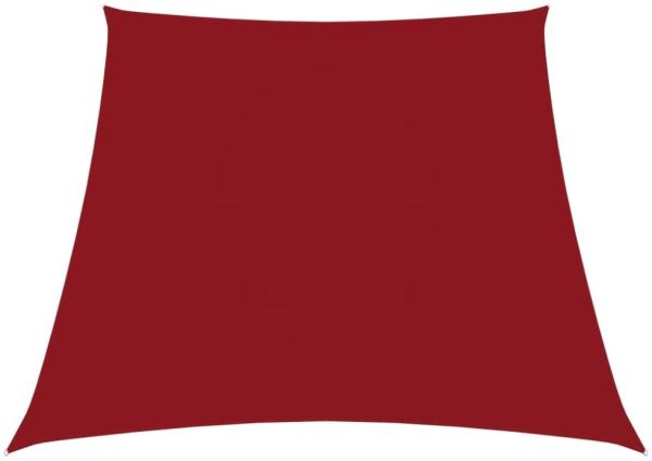 vidaXL Sonnensegel Oxford-Gewebe Trapezförmig 2/4x3 m Rot 135681