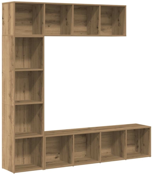 vidaXL Buchschränke 3 Stück Artisan Eiche Holzwerkstoff 3328550