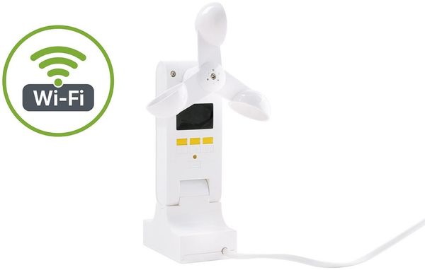 empasa Kassettenmarkise Wind-Sonnen-Sensor Wifi für elektrische Markise mit WiFi-Motor