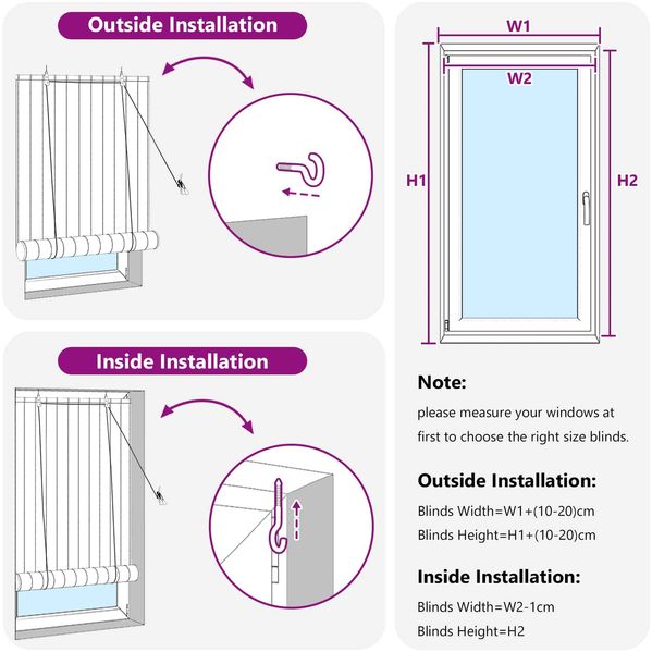 vidaXL Rollo Natur 140 x 160 cm Bambus 42040569 Bild 9