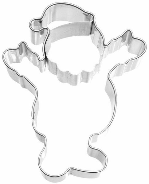 Ausstecher Santa Claus 8,5 cm Edelstahl [PG blau]