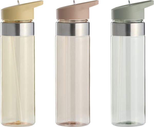 Trinkflasche mit Strohhalm DAY