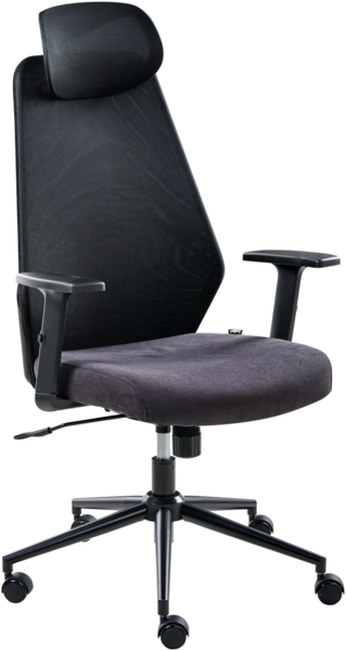 Bürostuhl ORYN Stoff Schwarz