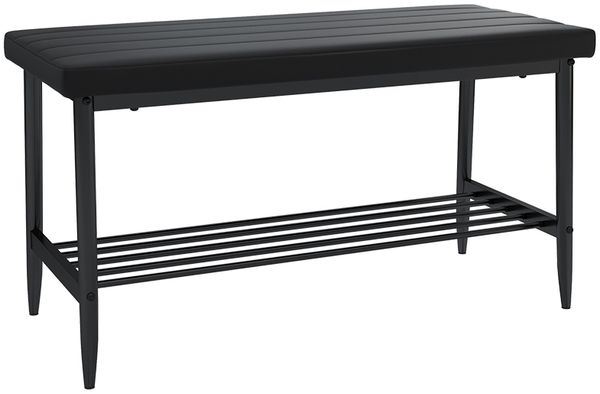 Sitzbank Grand Schwarz 85 x 35 cm Vicco