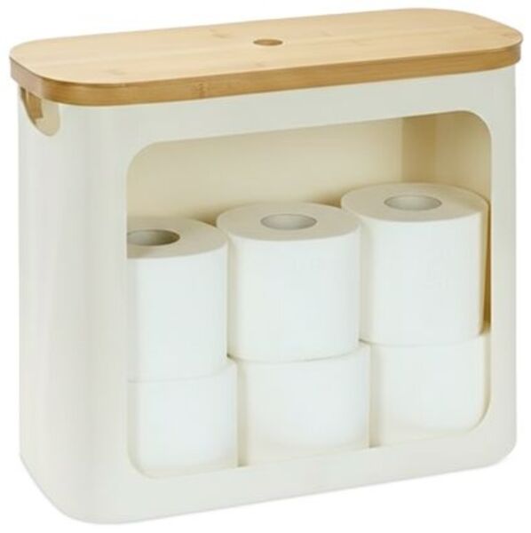 Relaxdays Toilettenpapier Aufbewahrung 12 Rollen
