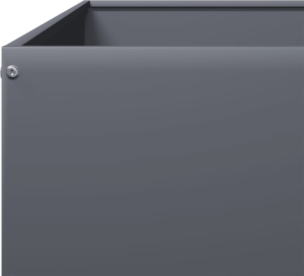 vidaXL Hochbeet Anthrazit 100x100x25 cm Stahl 851033 Bild 6