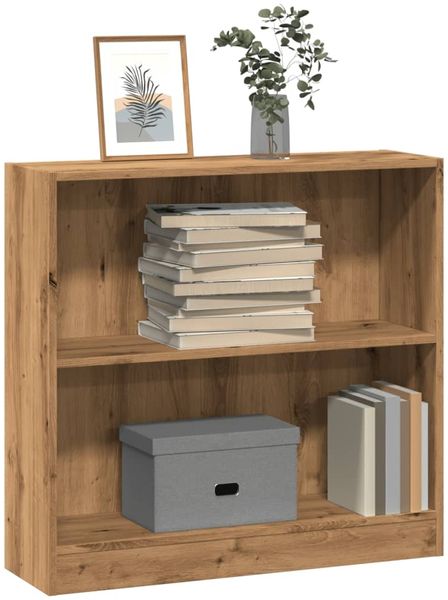 vidaXL Bücherregal Artisan-Eiche 80x24x76cm Holzwerkstoff 857834
