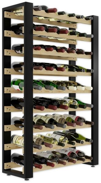 Lenmar Weinregal LOFT Weinregal aus Holz,Flaschenregal,Kellerregal,Regale,Weinständer