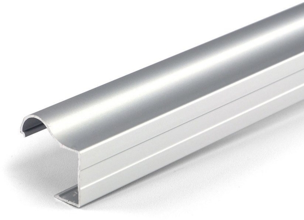 Schwebetürenschrank Basti II 200 cm mit Spiegel - Kleiderschrank, Schiebetürenschrank mit Kleiderstange und Einlegeboden, Schlafzimmerschrank, Schiebetüren, 200x215x58 cm (Weiß/Schwarz) Bild 3